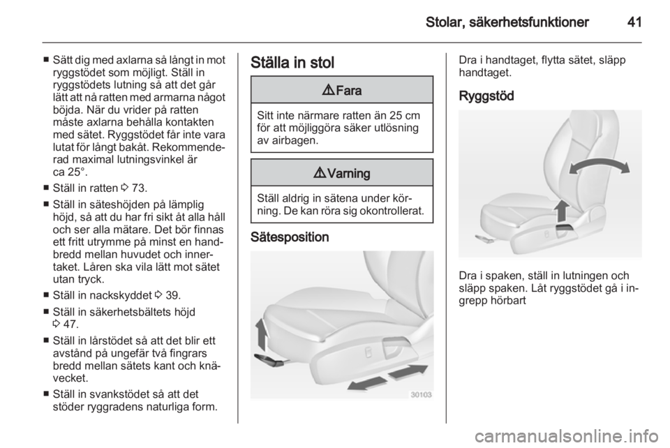 OPEL INSIGNIA 2011 Instruktionsbok OPEL INSIGNIA 2011 Instruktionsbok