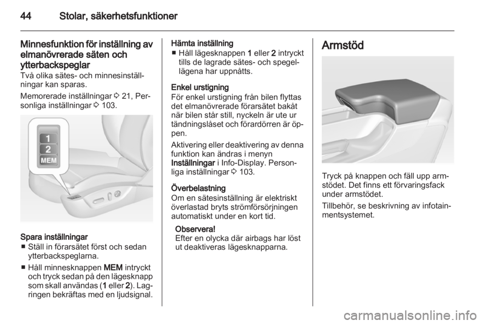 OPEL INSIGNIA 2011  Instruktionsbok 