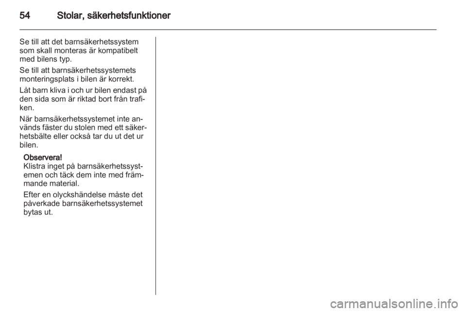 OPEL INSIGNIA 2011  Instruktionsbok 