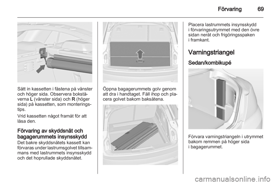 OPEL INSIGNIA 2011  Instruktionsbok 