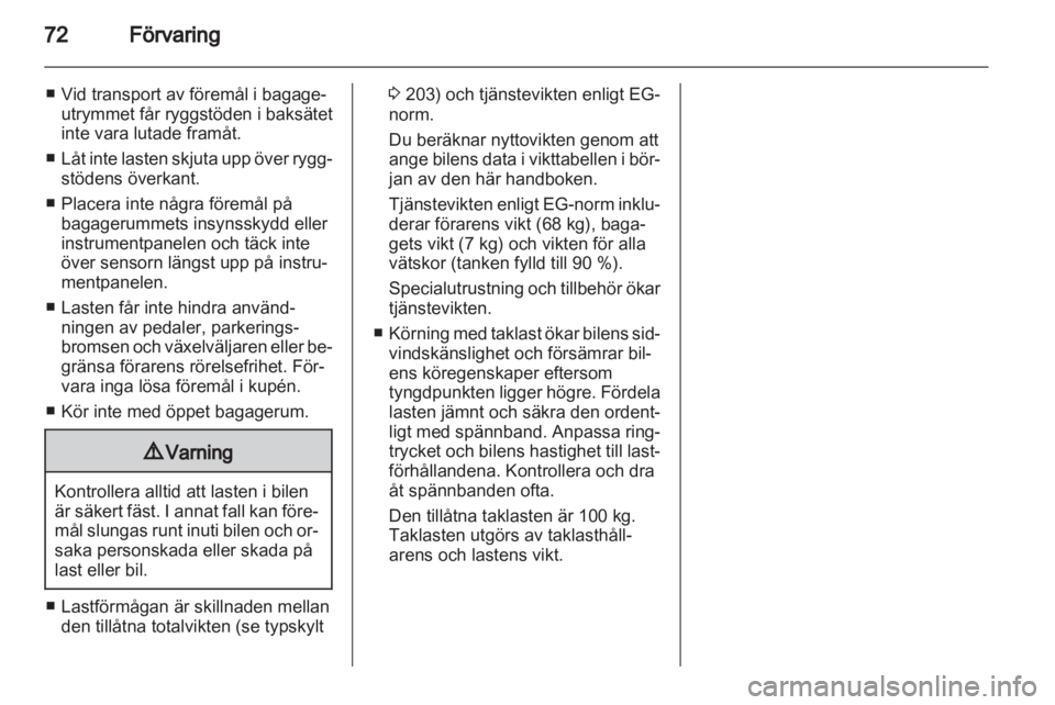 OPEL INSIGNIA 2011  Instruktionsbok 