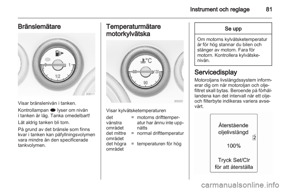 OPEL INSIGNIA 2011  Instruktionsbok 