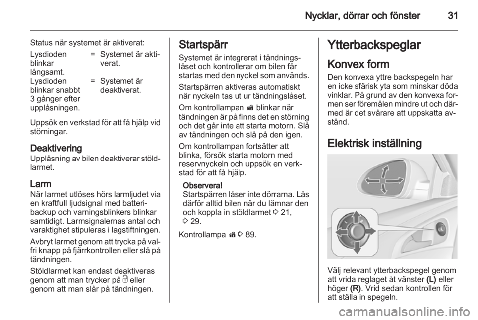 OPEL INSIGNIA 2011.5  Instruktionsbok 