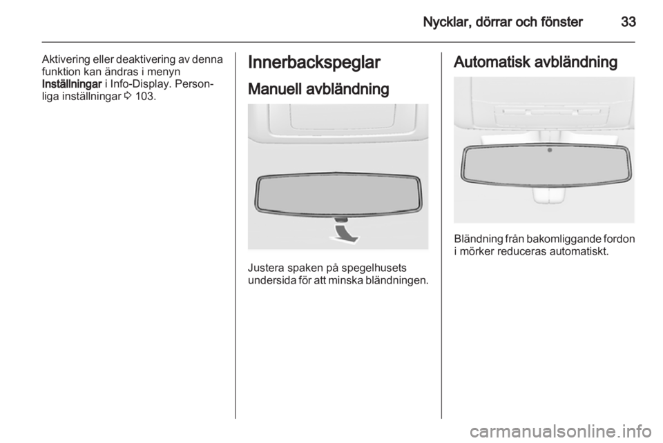 OPEL INSIGNIA 2011.5  Instruktionsbok 