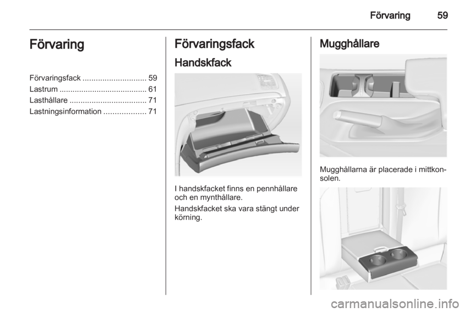 OPEL INSIGNIA 2011.5  Instruktionsbok 