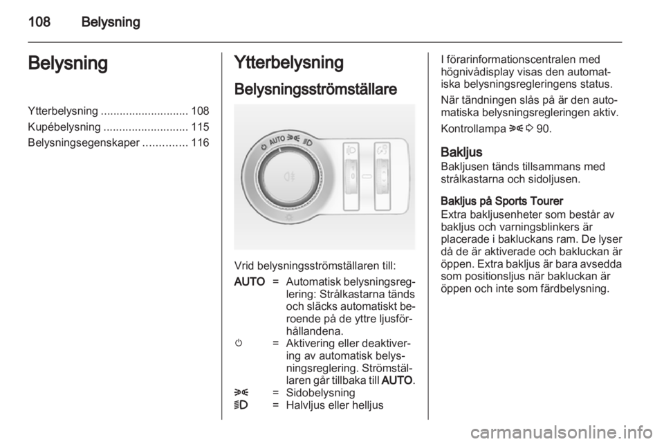 OPEL INSIGNIA 2012 Instruktionsbok OPEL INSIGNIA 2012 Instruktionsbok