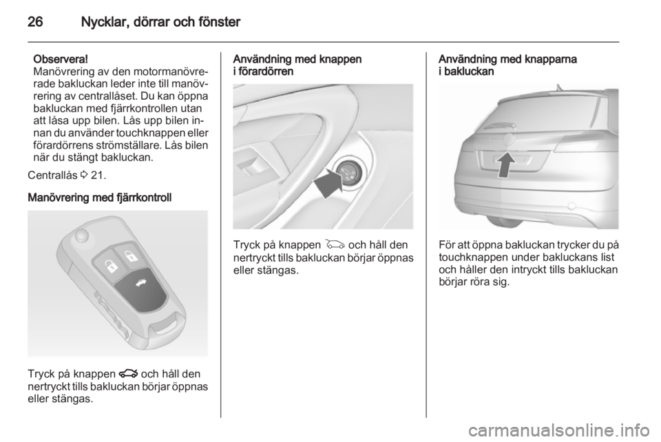 OPEL INSIGNIA 2012 Instruktionsbok OPEL INSIGNIA 2012 Instruktionsbok