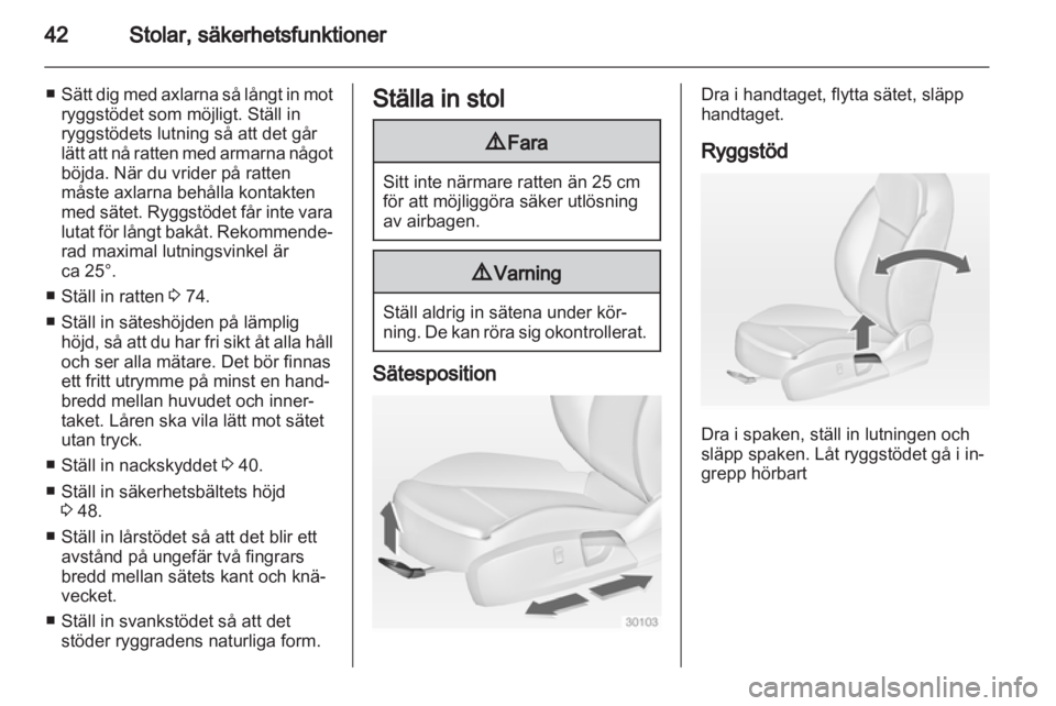 OPEL INSIGNIA 2012 Instruktionsbok OPEL INSIGNIA 2012 Instruktionsbok