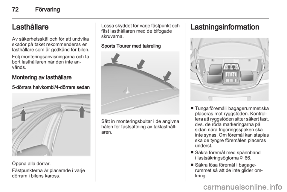 OPEL INSIGNIA 2012 Instruktionsbok OPEL INSIGNIA 2012 Instruktionsbok