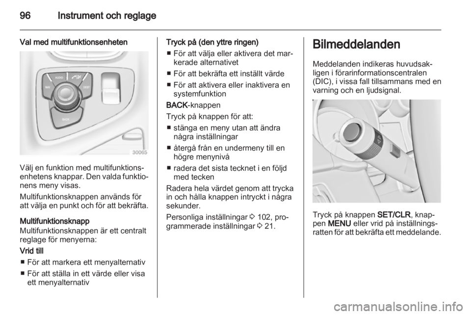 OPEL INSIGNIA 2012 Instruktionsbok OPEL INSIGNIA 2012 Instruktionsbok