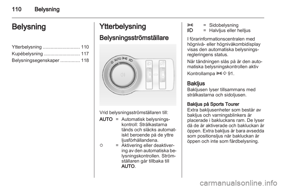 OPEL INSIGNIA 2012.5 Instruktionsbok OPEL INSIGNIA 2012.5 Instruktionsbok