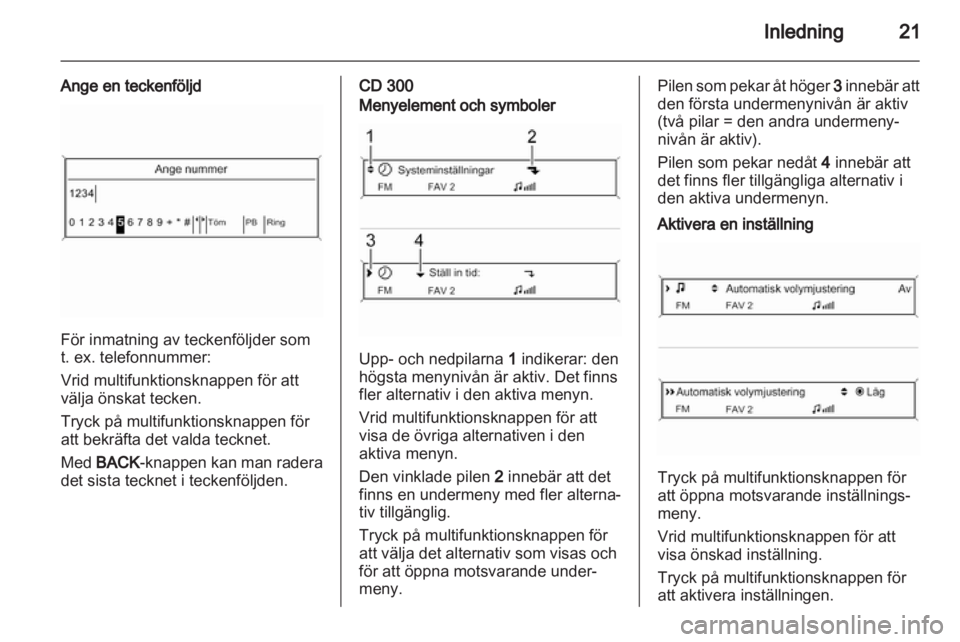 OPEL INSIGNIA 2013 Handbok för infotainmentsystem OPEL INSIGNIA 2013 Handbok för infotainmentsystem