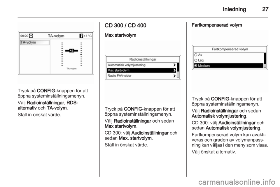 OPEL INSIGNIA 2013 Handbok för infotainmentsystem OPEL INSIGNIA 2013 Handbok för infotainmentsystem