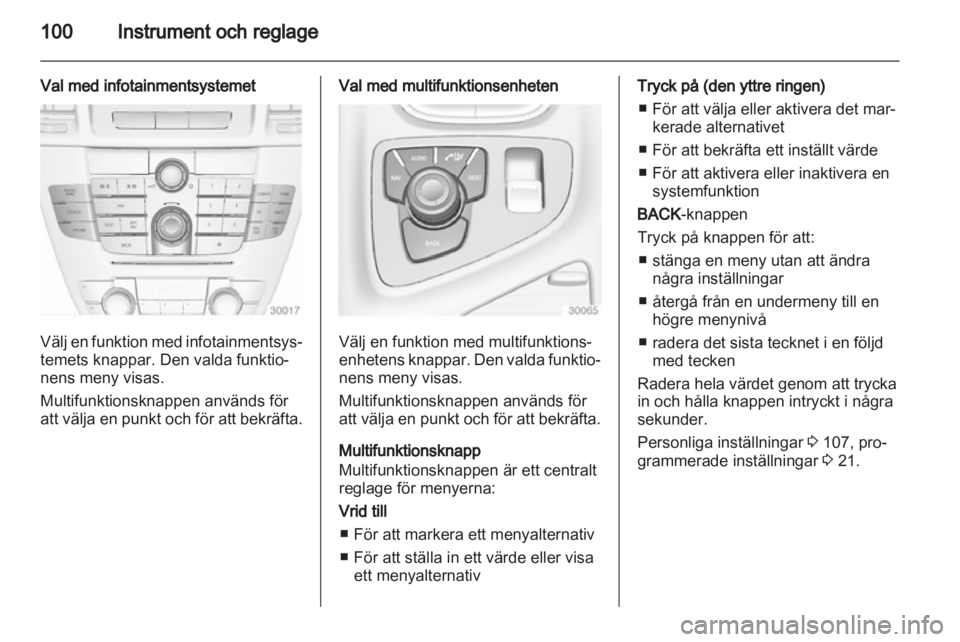 OPEL INSIGNIA 2013 Instruktionsbok OPEL INSIGNIA 2013 Instruktionsbok