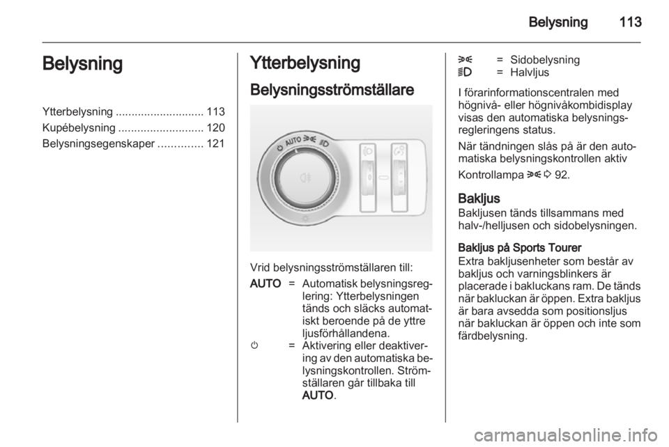 OPEL INSIGNIA 2013 Instruktionsbok OPEL INSIGNIA 2013 Instruktionsbok