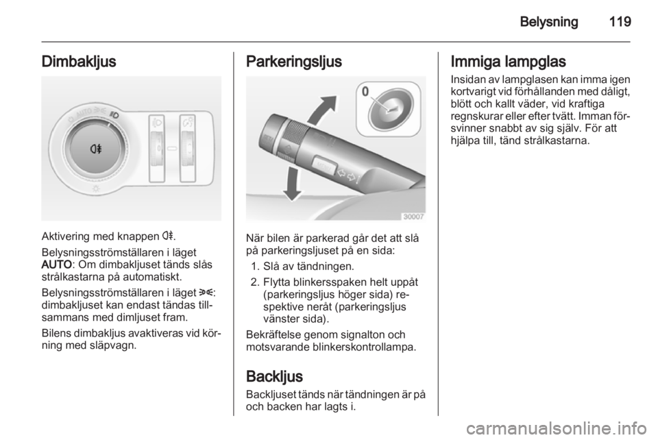 OPEL INSIGNIA 2013  Instruktionsbok 