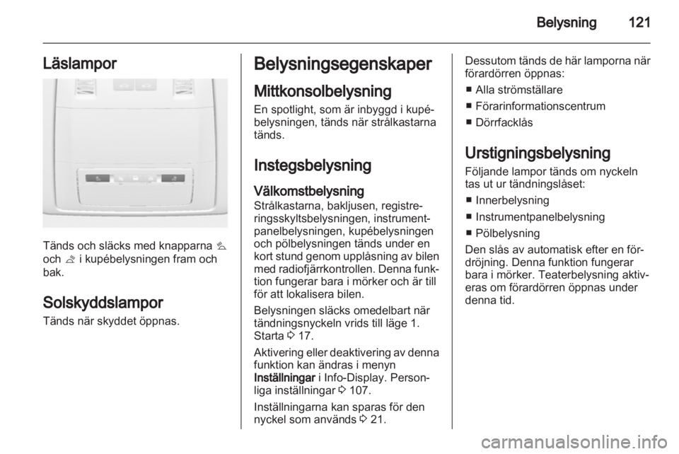 OPEL INSIGNIA 2013  Instruktionsbok 