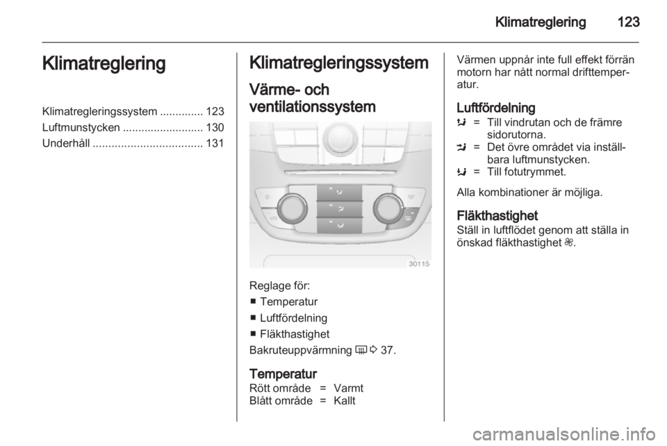 OPEL INSIGNIA 2013  Instruktionsbok 
