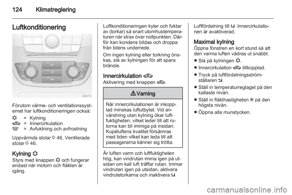 OPEL INSIGNIA 2013  Instruktionsbok 