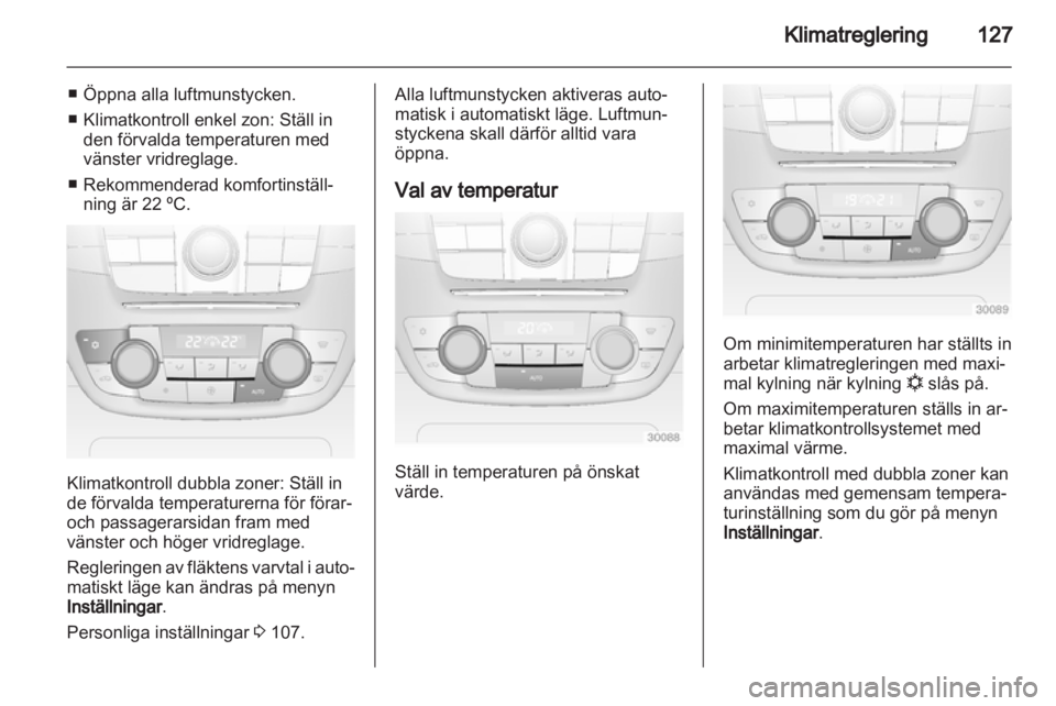 OPEL INSIGNIA 2013  Instruktionsbok 