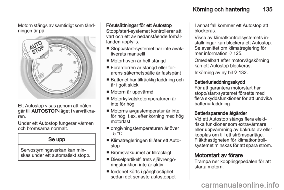 OPEL INSIGNIA 2013  Instruktionsbok 