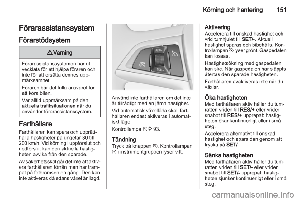 OPEL INSIGNIA 2013  Instruktionsbok 