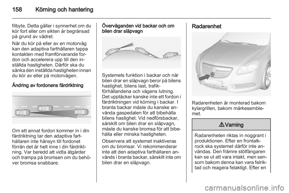 OPEL INSIGNIA 2013  Instruktionsbok 