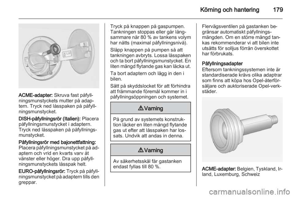 OPEL INSIGNIA 2013  Instruktionsbok 