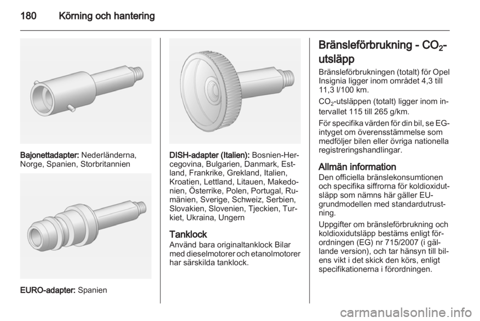 OPEL INSIGNIA 2013  Instruktionsbok 
