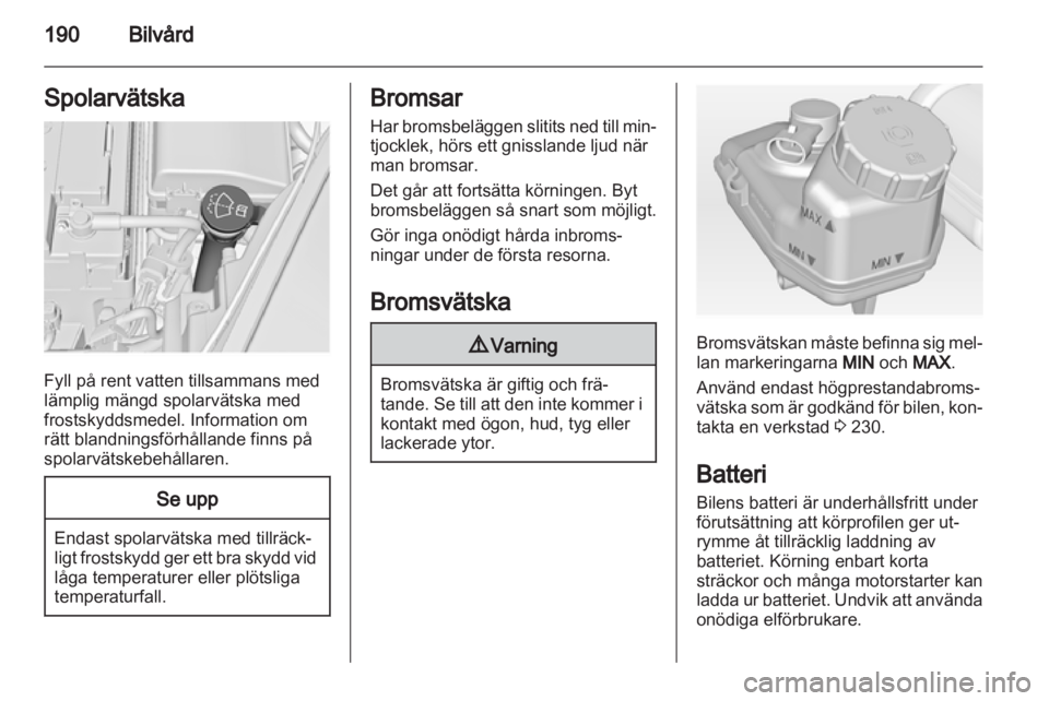 OPEL INSIGNIA 2013  Instruktionsbok 