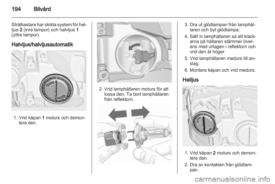 OPEL INSIGNIA 2013  Instruktionsbok 