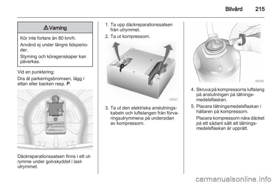 OPEL INSIGNIA 2013  Instruktionsbok 