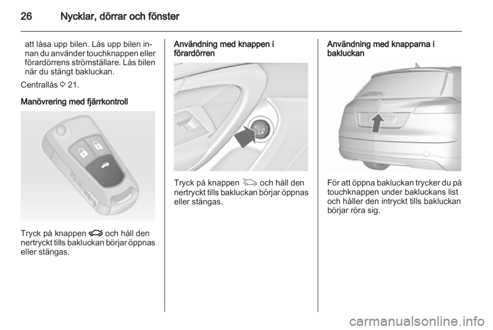 OPEL INSIGNIA 2013 Instruktionsbok OPEL INSIGNIA 2013 Instruktionsbok