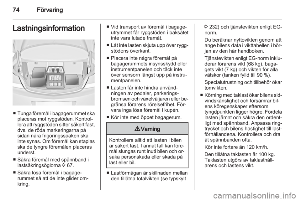 OPEL INSIGNIA 2013  Instruktionsbok 