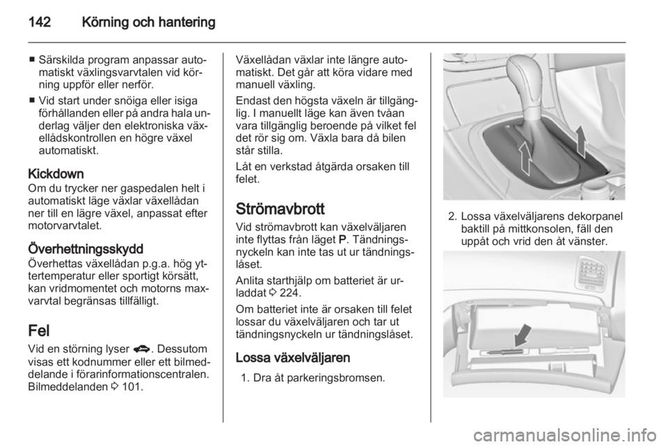 OPEL INSIGNIA 2013.5  Instruktionsbok 