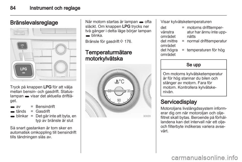 OPEL INSIGNIA 2013.5  Instruktionsbok 