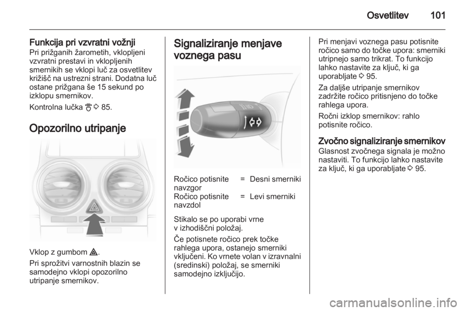 OPEL CORSA 2012.5 Uporabniški priročnik OPEL CORSA 2012.5 Uporabniški priročnik