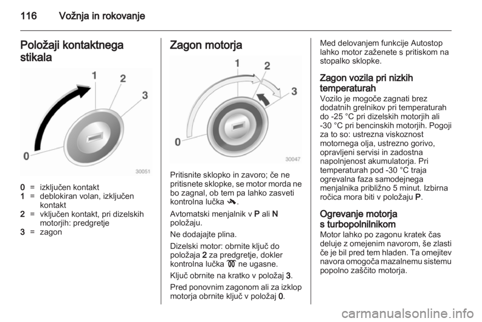 OPEL CORSA 2012.5 Uporabniški priročnik OPEL CORSA 2012.5 Uporabniški priročnik
