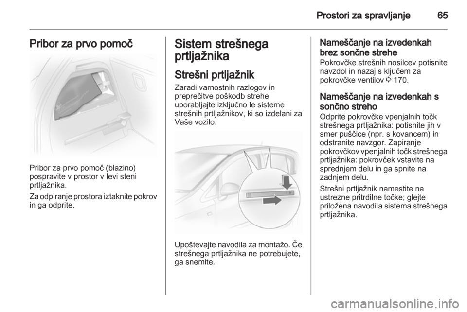 OPEL CORSA 2013  Uporabniški priročnik 