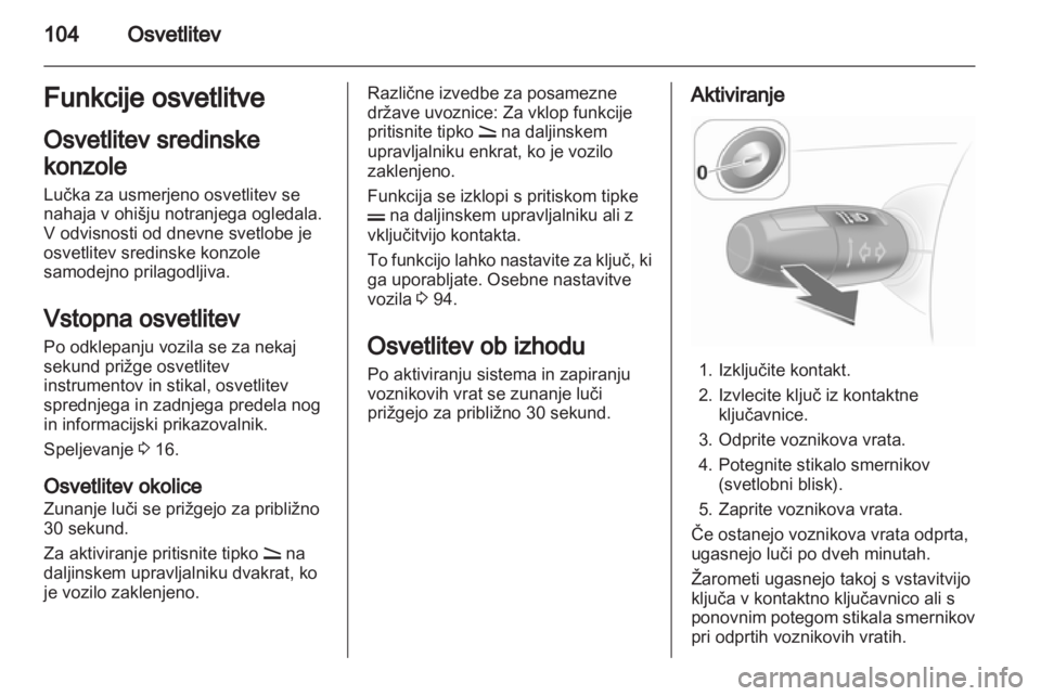 OPEL CORSA 2013.5 Uporabniški priročnik OPEL CORSA 2013.5 Uporabniški priročnik