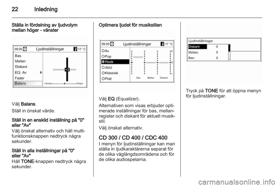 OPEL MERIVA 2011  Handbok för infotainmentsystem 