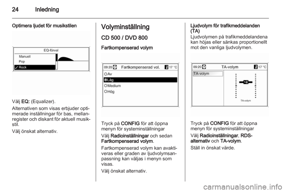 OPEL MERIVA 2011  Handbok för infotainmentsystem 