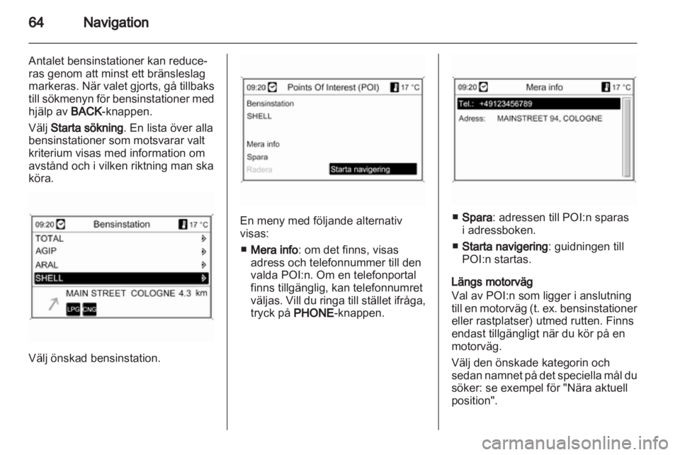OPEL MERIVA 2011  Handbok för infotainmentsystem 