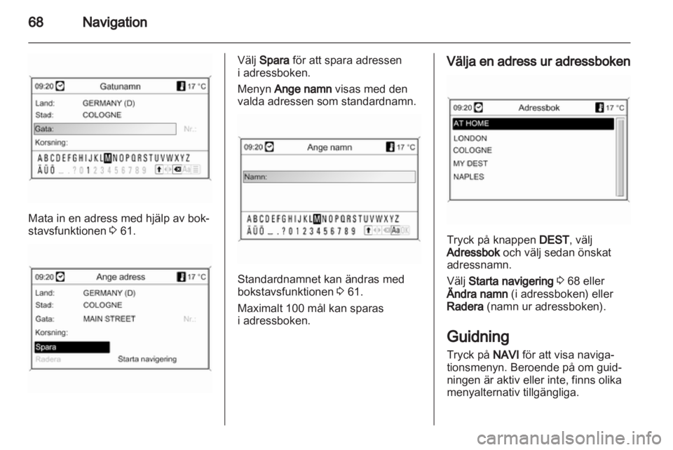 OPEL MERIVA 2011  Handbok för infotainmentsystem 