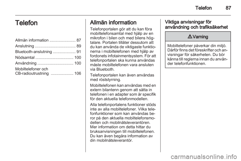 OPEL MERIVA 2011  Handbok för infotainmentsystem 