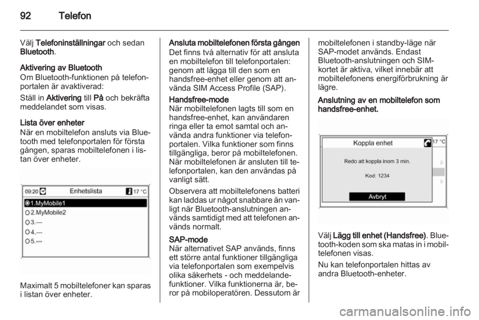OPEL MERIVA 2011  Handbok för infotainmentsystem 