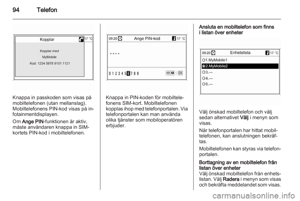 OPEL MERIVA 2011  Handbok för infotainmentsystem 