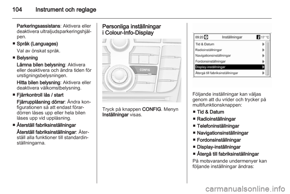OPEL MERIVA 2011 Instruktionsbok OPEL MERIVA 2011 Instruktionsbok
