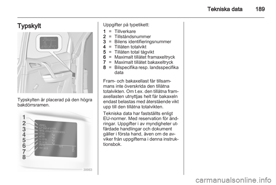 OPEL MERIVA 2011 Instruktionsbok OPEL MERIVA 2011 Instruktionsbok
