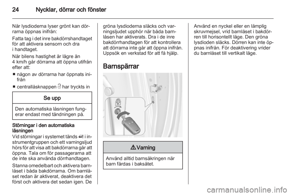 OPEL MERIVA 2011  Instruktionsbok 